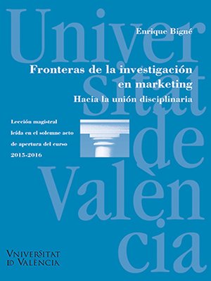 cover image of Fronteres de la investigació en màrqueting